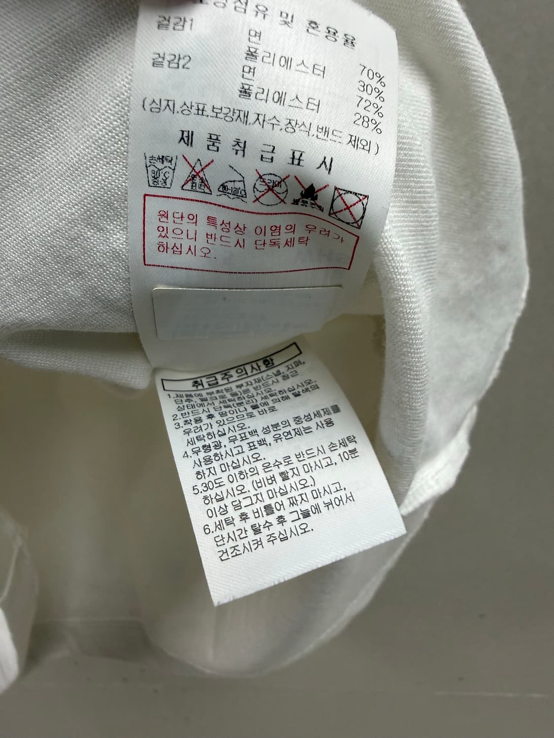 남성 95 / 디스커버리 페이즐리 반팔 화이트 상품이미지6