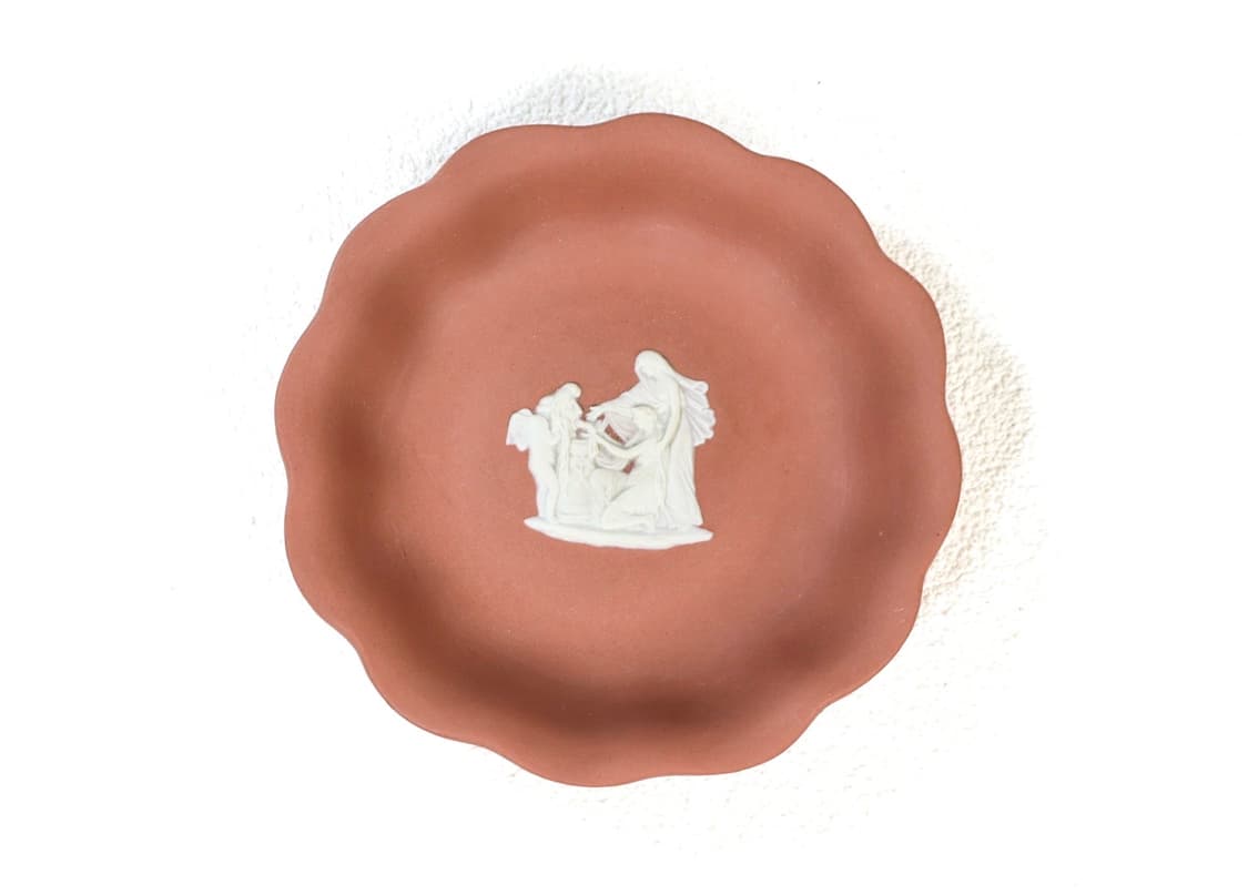 [영국앤틱] 웨지우드 제스퍼웨어 테라코타 물결 핀디쉬_(소) 상품이미지2