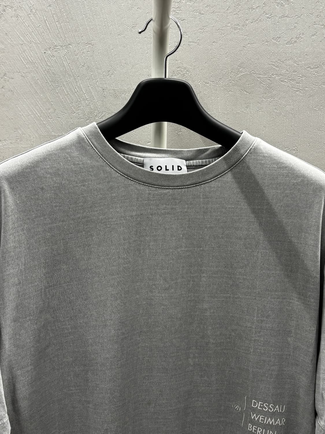 SOLID 데사우 반팔 티셔츠 회색 100 상품이미지3