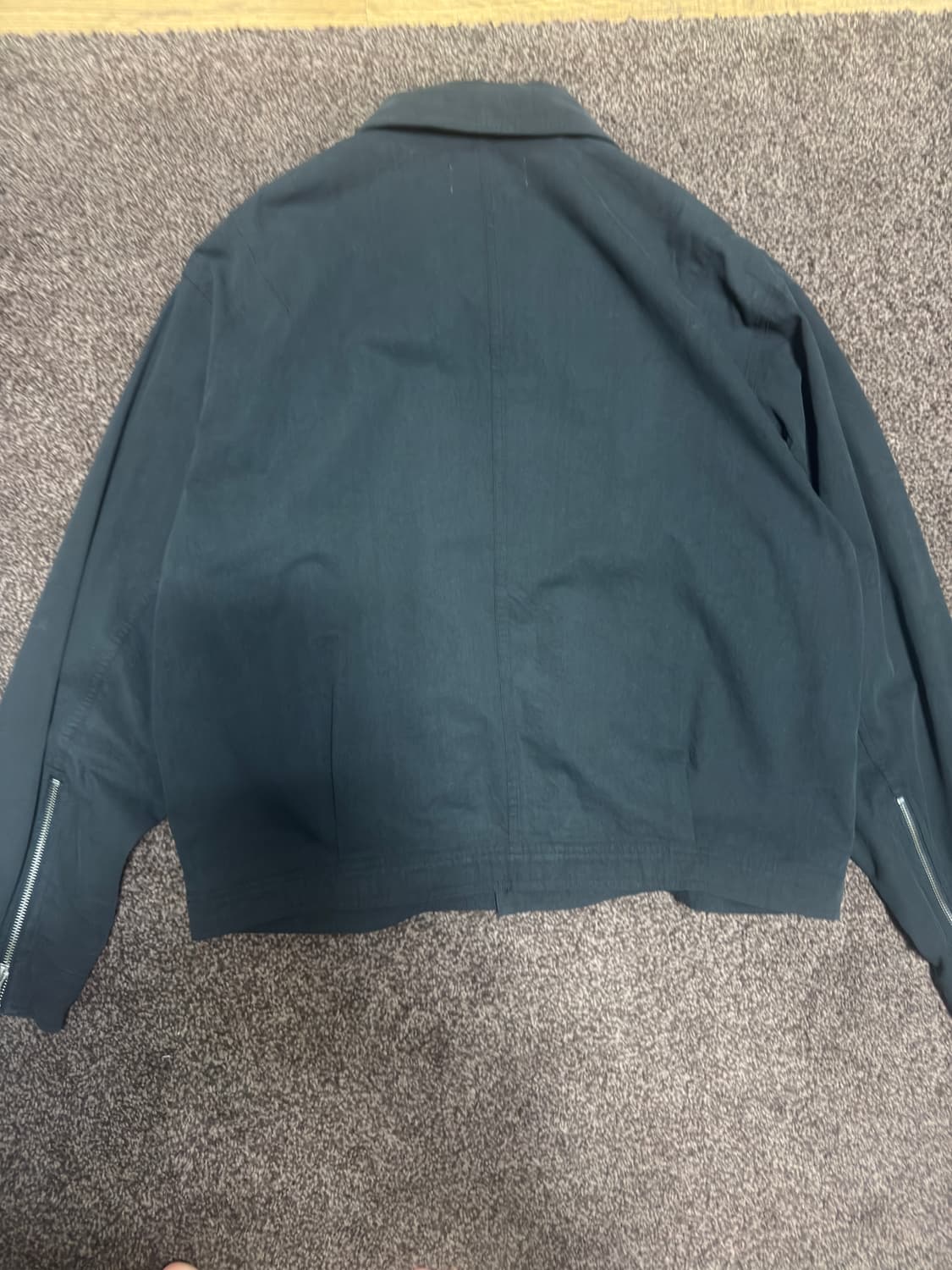 노운 워시드 트러커 자켓 블랙 2 상품이미지2