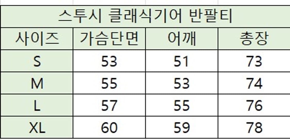 (정품,무료배송)스투시 클래식기어 반팔 상품이미지7
