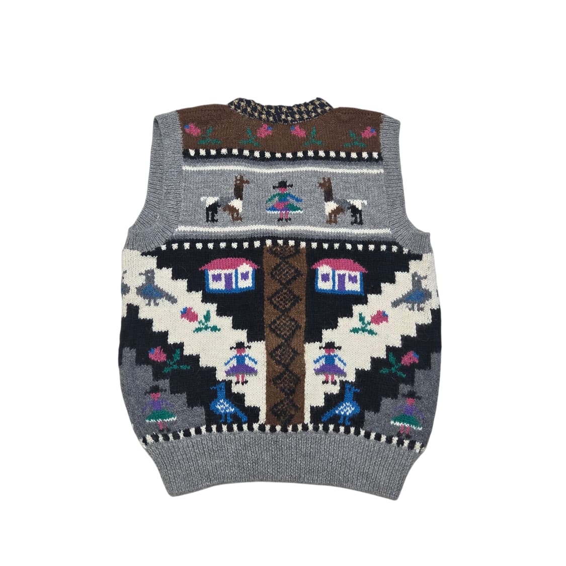 INCATEX 인카텍스 알파카100% 핸드메이드 니트 베스트 조끼 상품이미지4