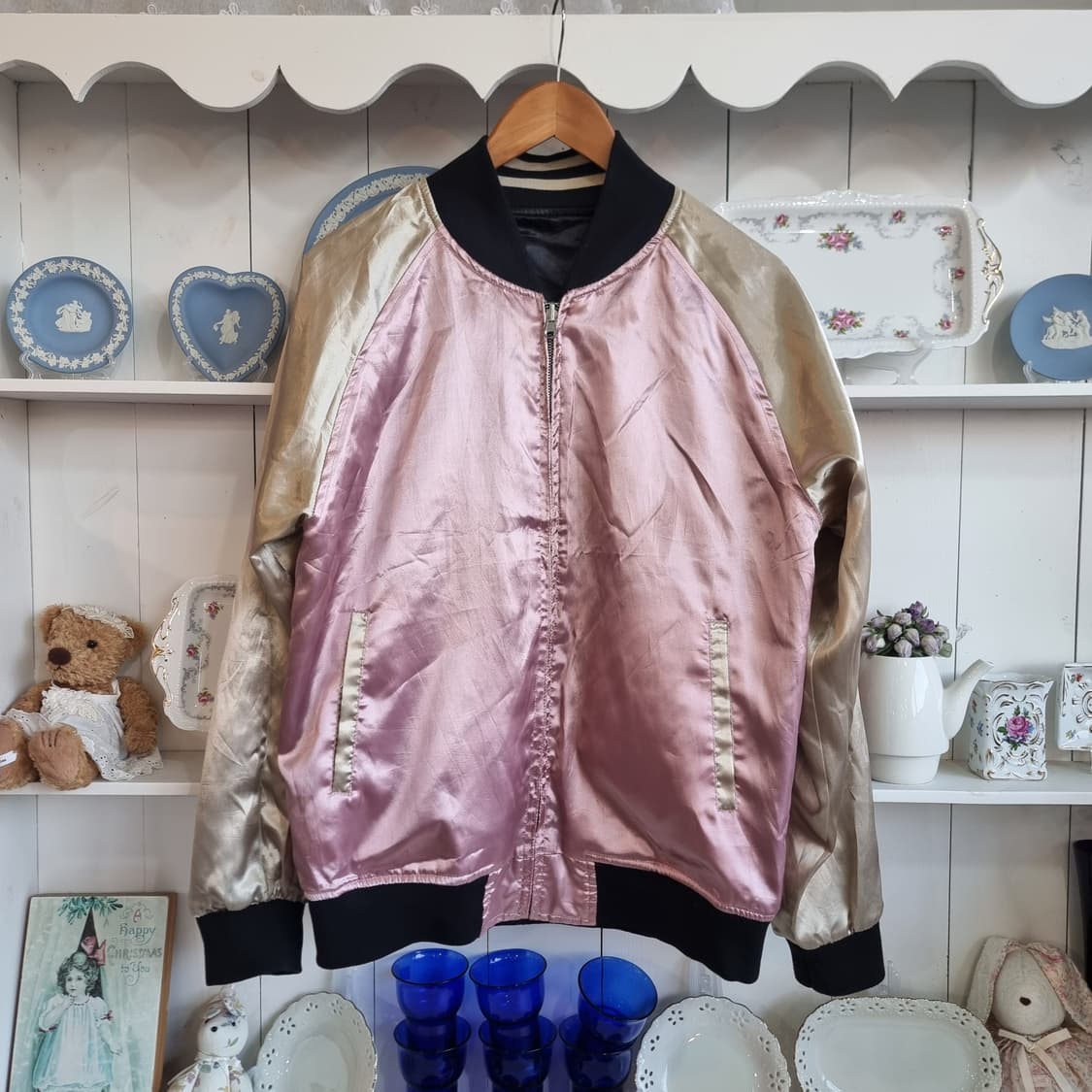 잇신뉴쿄 리버서블 스카잔 자수 점퍼 상품이미지6