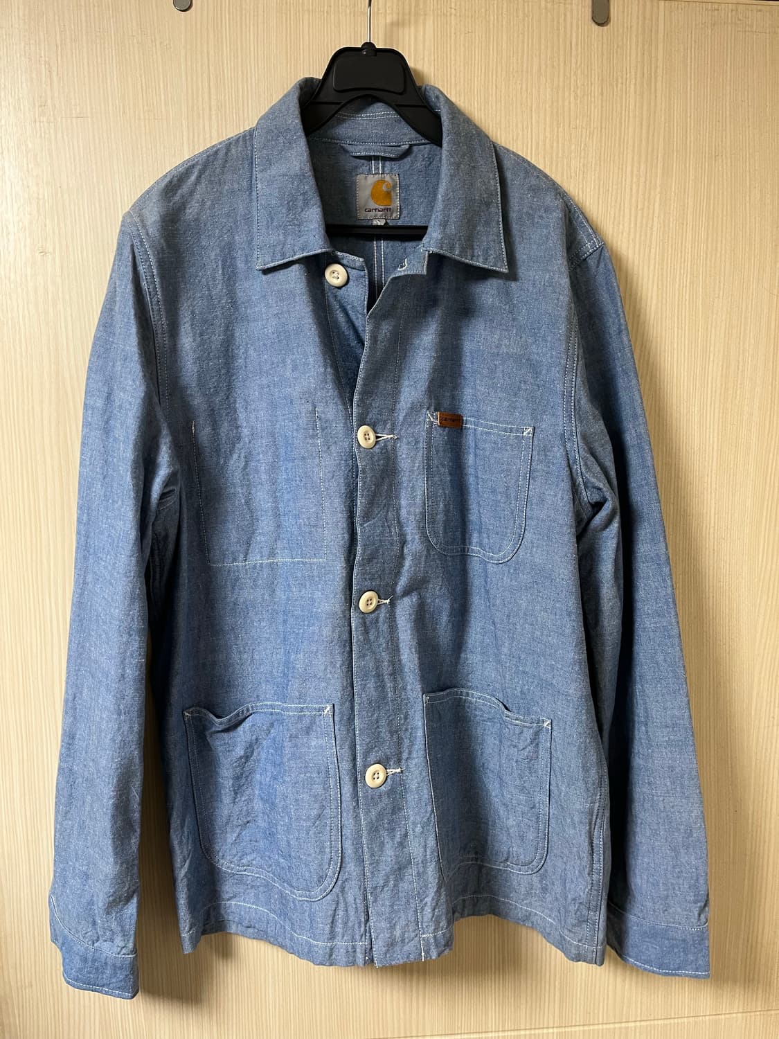 칼하트 wip 데님 워크 셔츠 자켓 상품이미지2