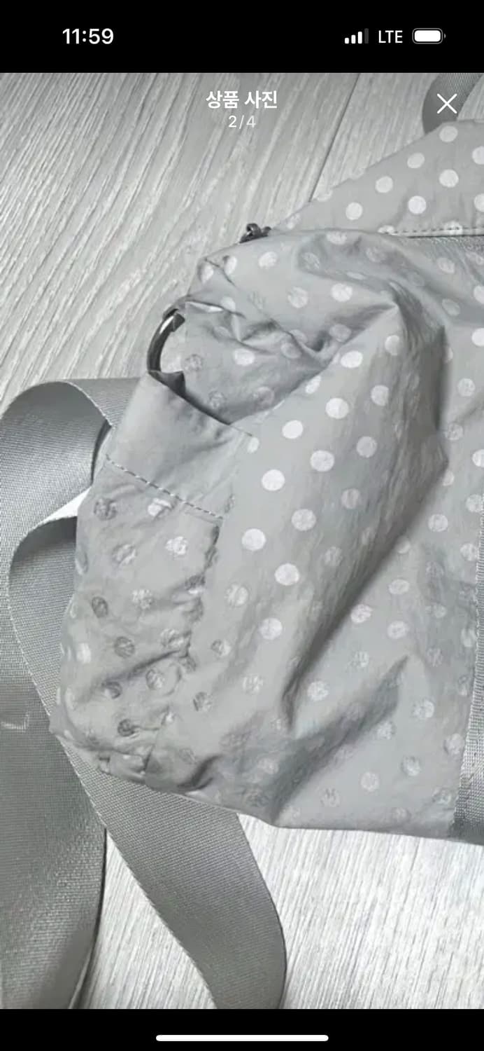 허그유어스킨 코리락쿠마 콜라보 더플백 상품이미지4