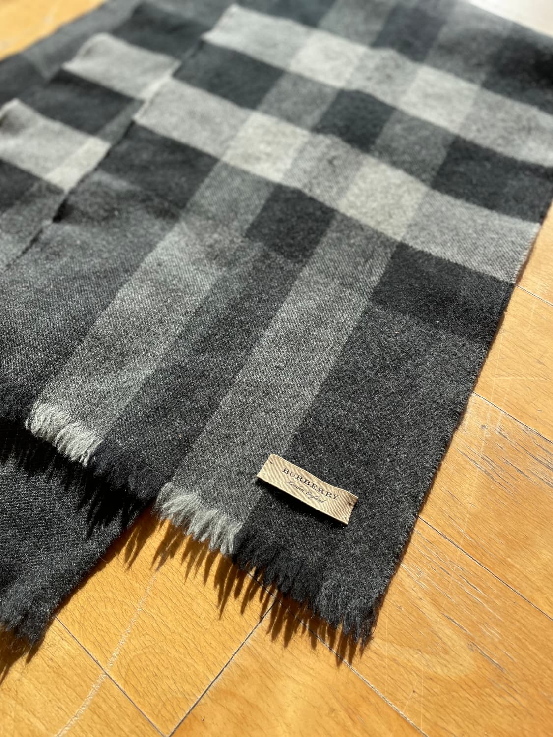 BURBERRY 버버리 캐시미어 체크 머플러 (Made in Englan 상품이미지2