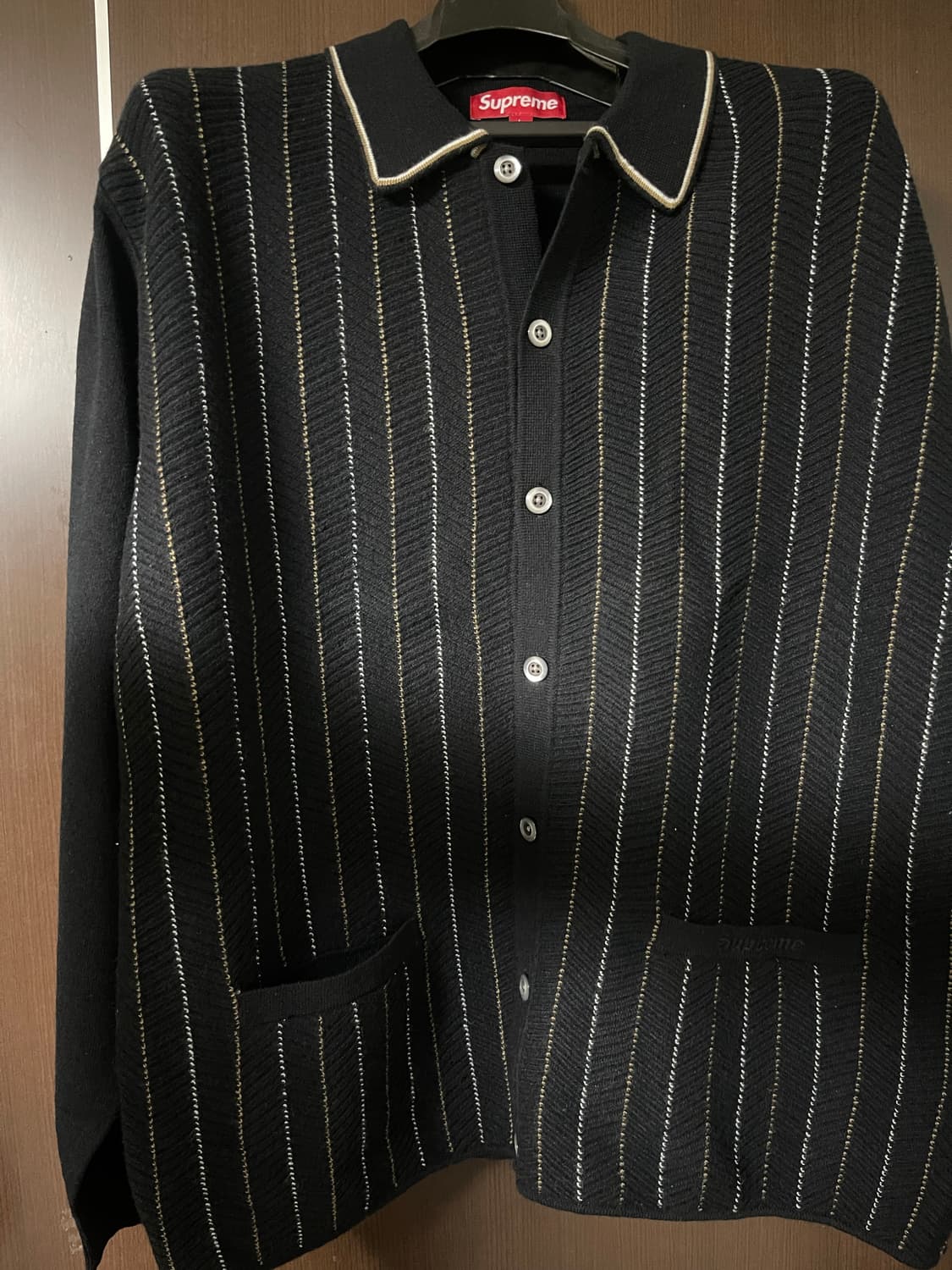 슈프림 헤링본 가디건 블랙 - 25SS 상품이미지2