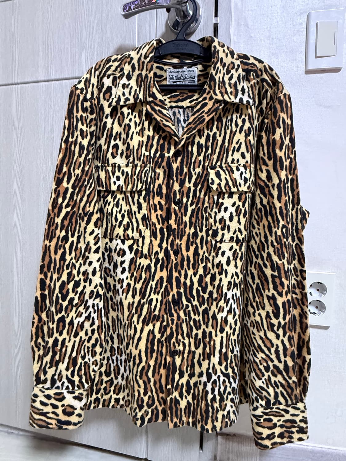 와코마리아 레오파드 셔츠자켓 상품이미지1