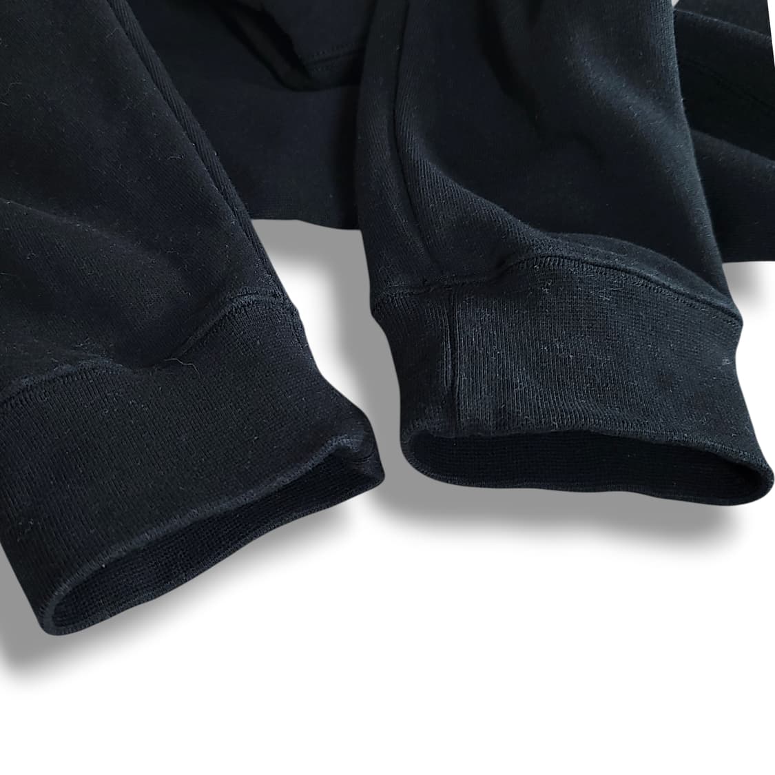 [L] MSGM 블랙 빅 프린팅 로고 기모 맨투맨 상품이미지7