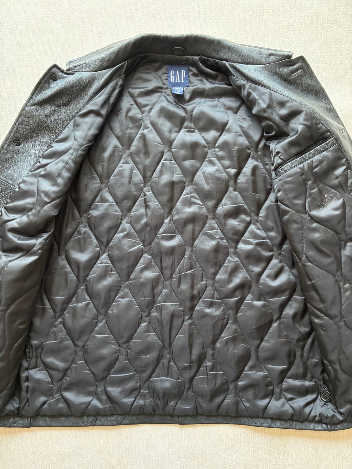 올드 갭 레더 카코트 L사이즈 상품이미지5