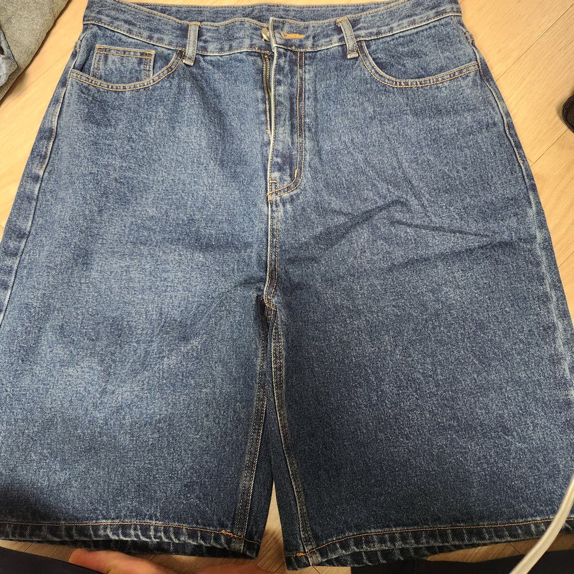 무신사 플루크 진청 버뮤다 xl 상품이미지1