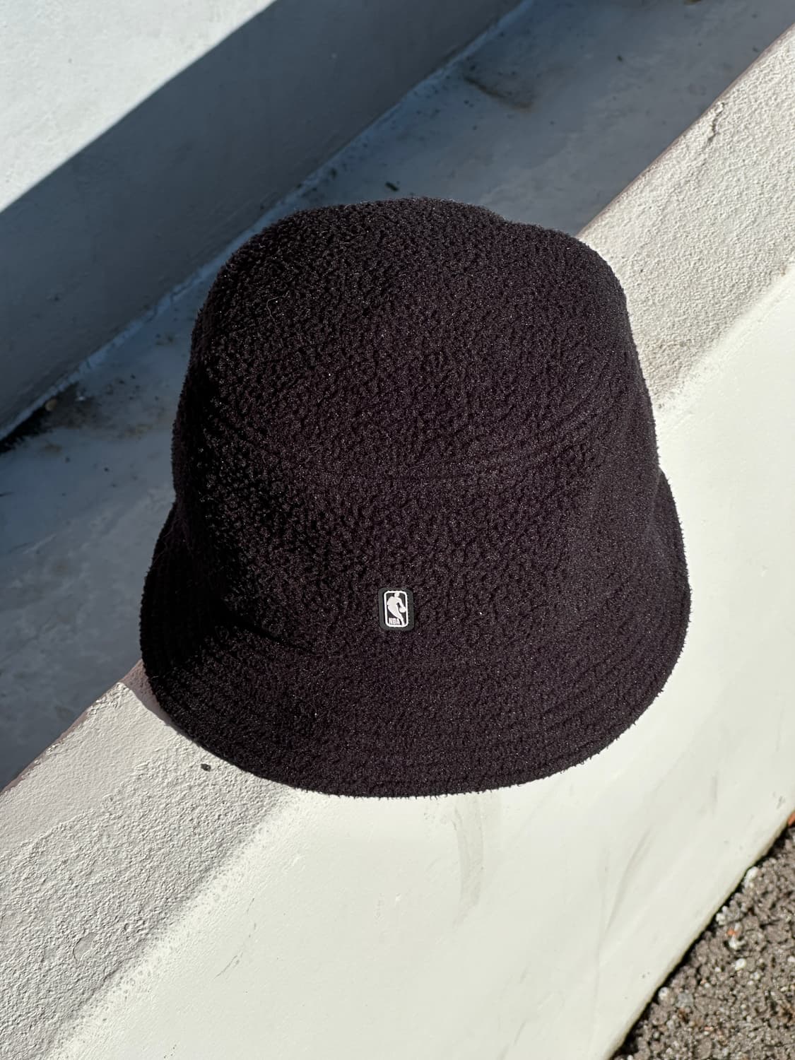 [S] NBA 엔비에이 로고 플리스 버킷햇 모자 상품이미지3