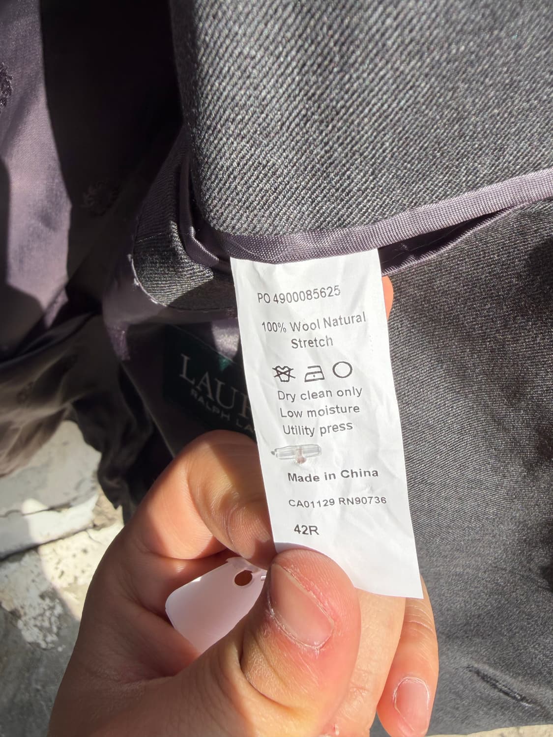 Ralph Lauren 그레이 테일러 블레이저  상품이미지5