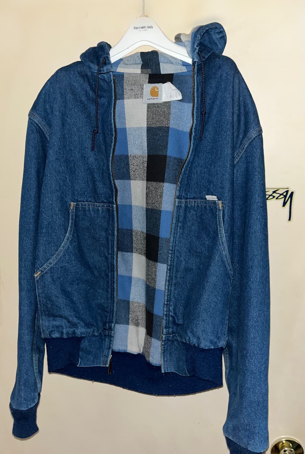 빈티지 칼하트 데님 액티브 자켓 상품이미지3