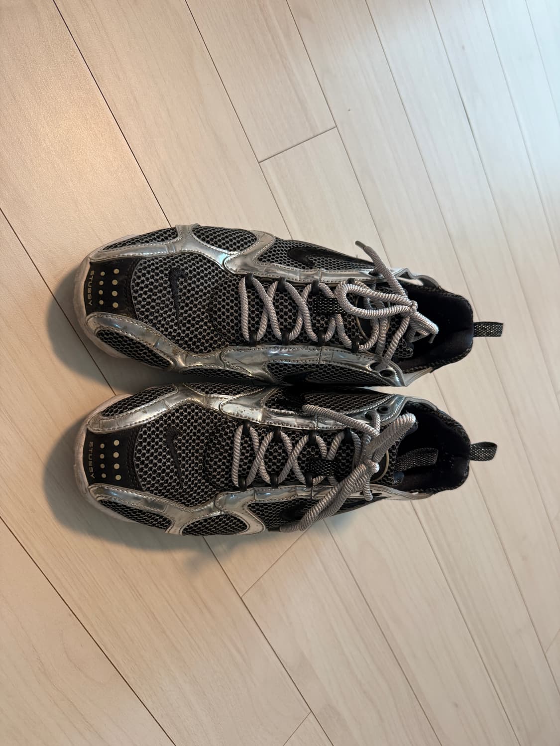 나이키 x 스투시 에어 줌 스피리돈 케이지 2 퓨어 플래티넘 270 상품이미지1