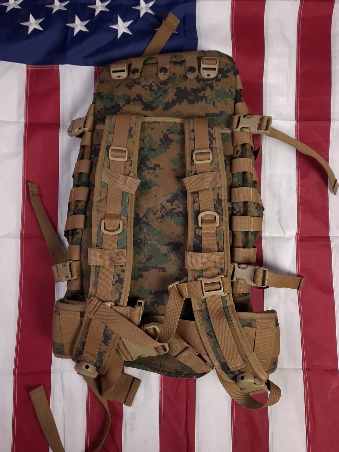 오리지날 미해병대 일베 리콘 45L 배낭 상품이미지9