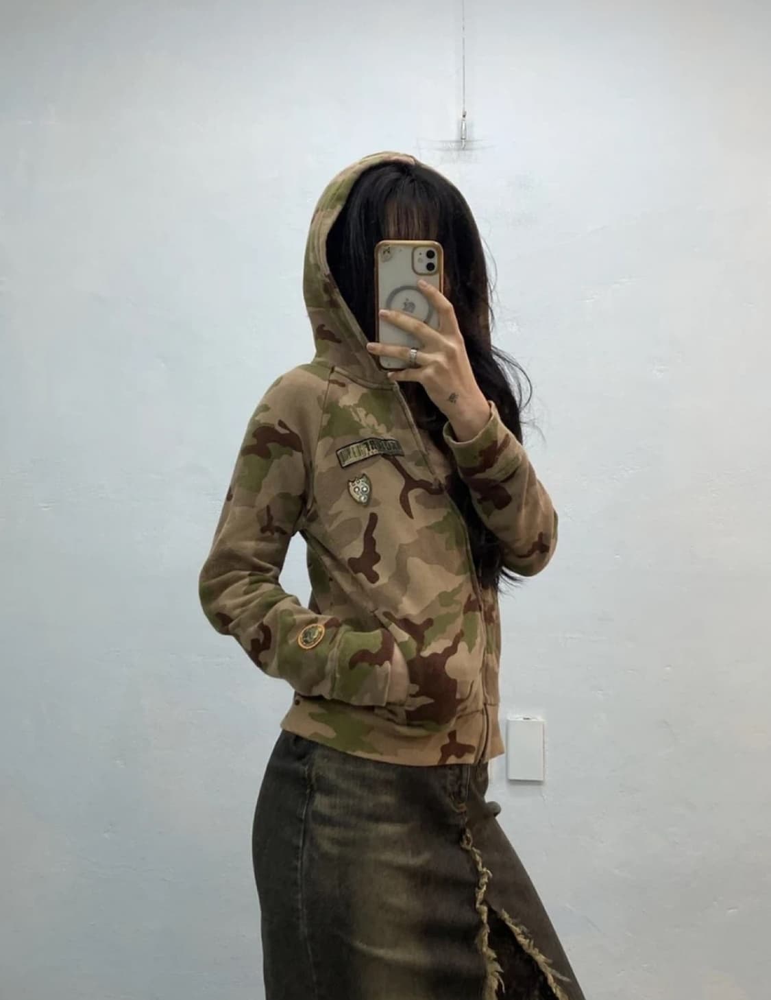T&c Surf Designs khaki 카모 후드집업 상품이미지3