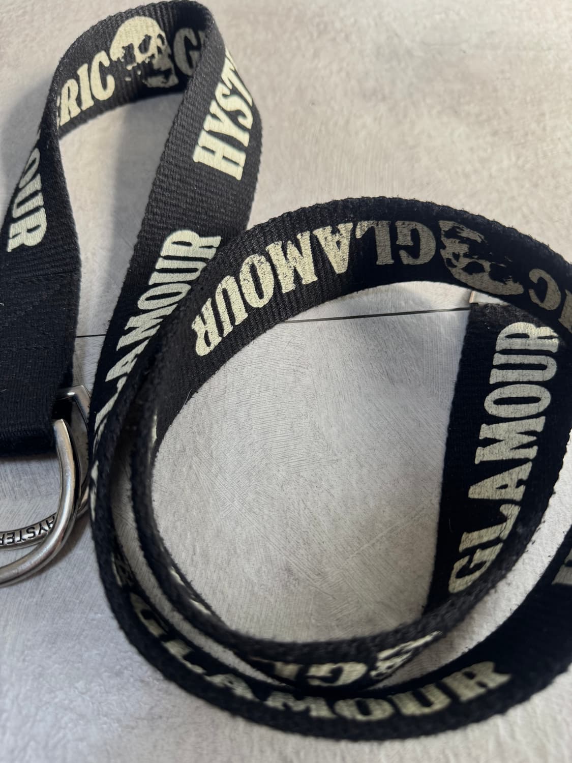 히스테릭 글래머 패브릭 스컬 링 벨트 상품이미지2