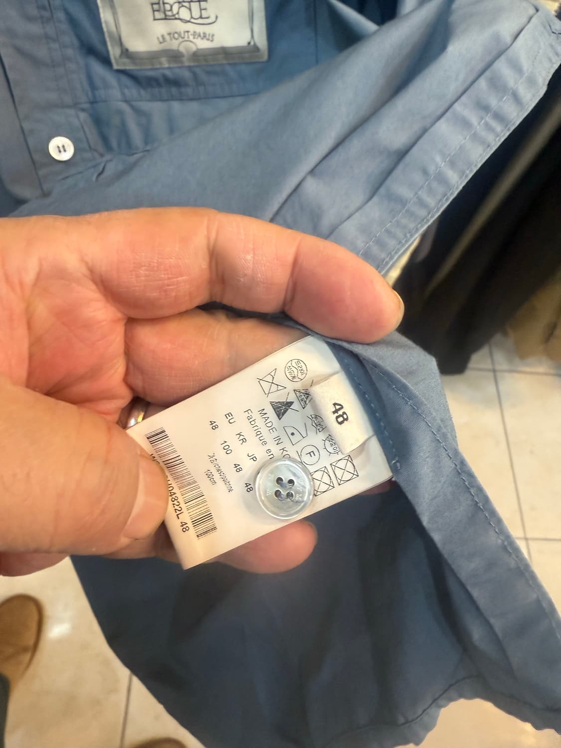 48/100-105 정품 우영미 포켓 디테일 셔츠 팝니다 상품이미지4