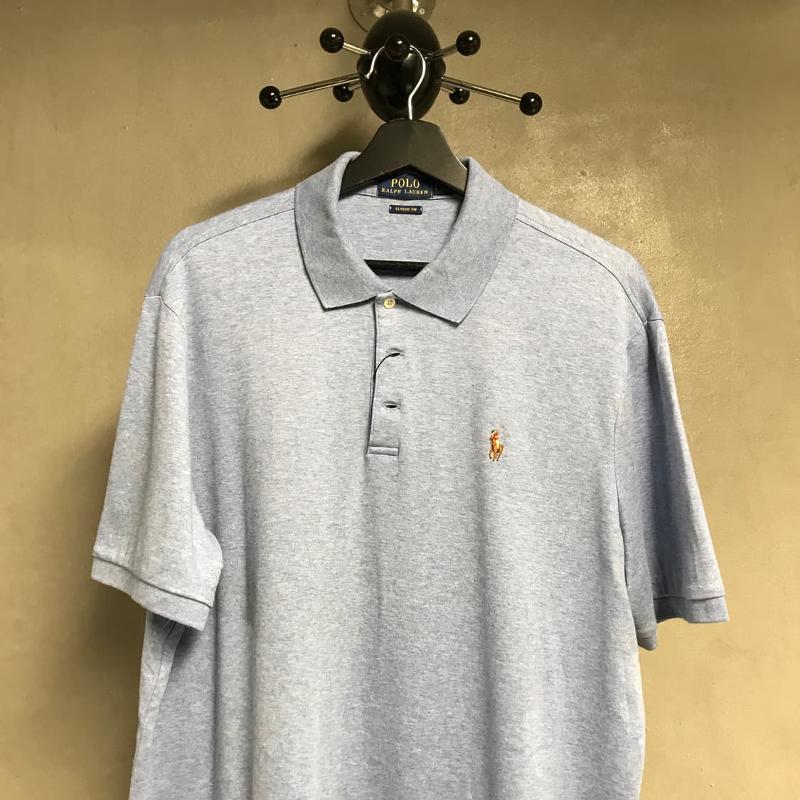 폴로 랄프로렌 PK 반팔 카라티 스카이블루 L 상품이미지2