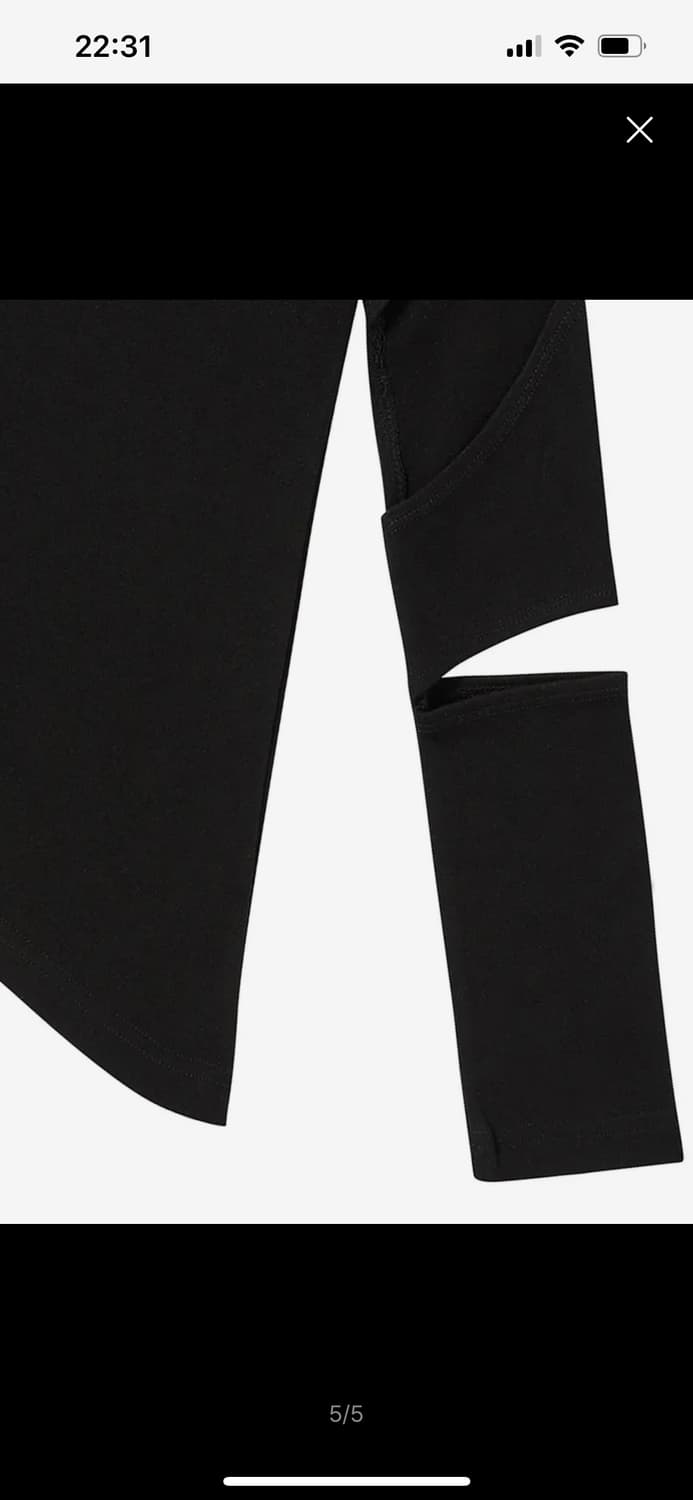 NYXX 비대칭 티셔츠 새상품 상품이미지9