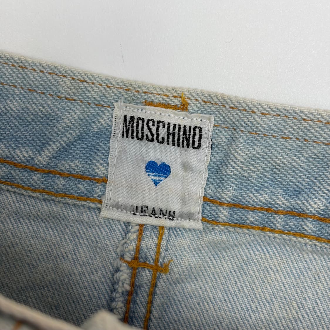 모스키노 데님 스커트 청치마 상품이미지4