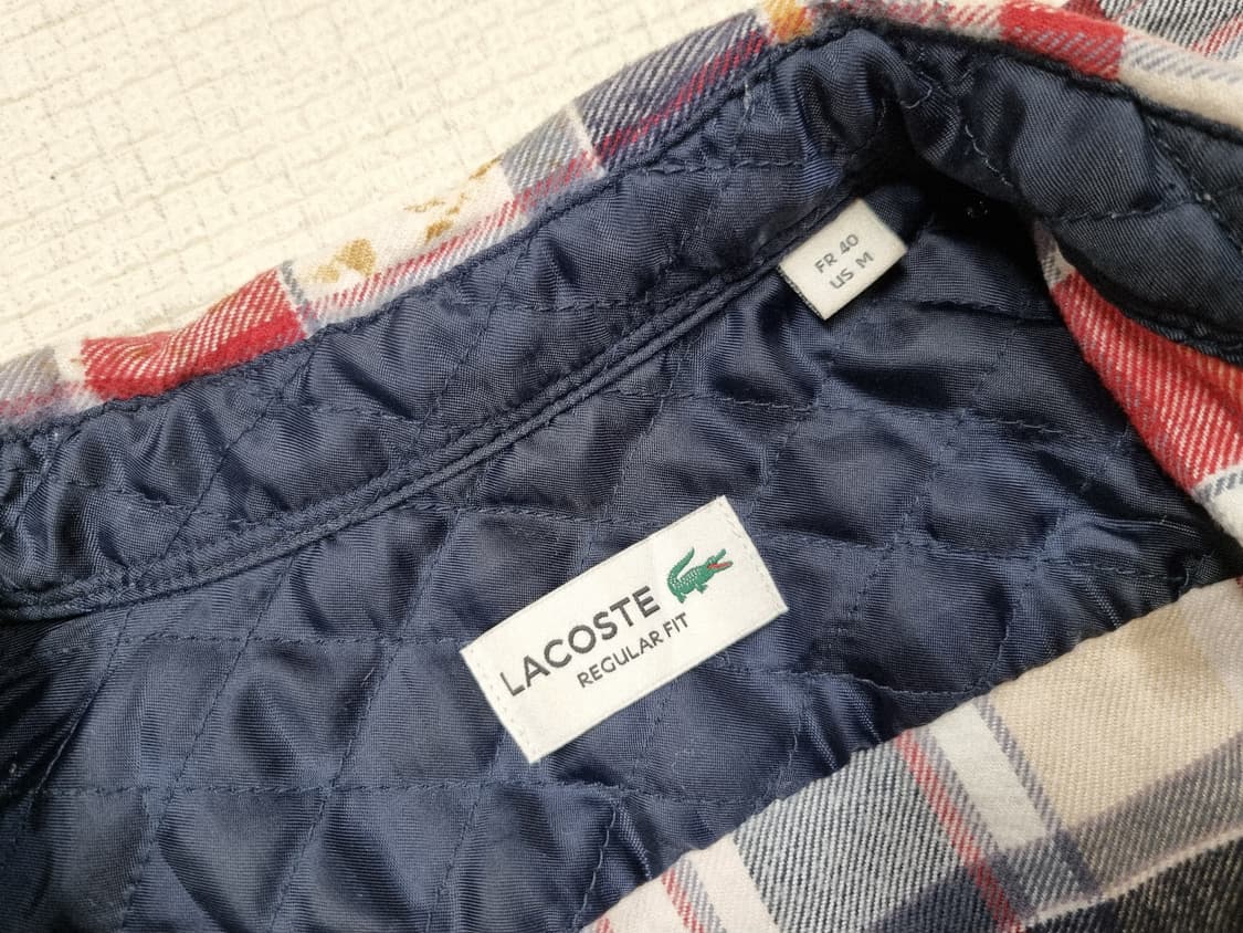 라코스테 포켓 체크 셔츠 40 상품이미지4