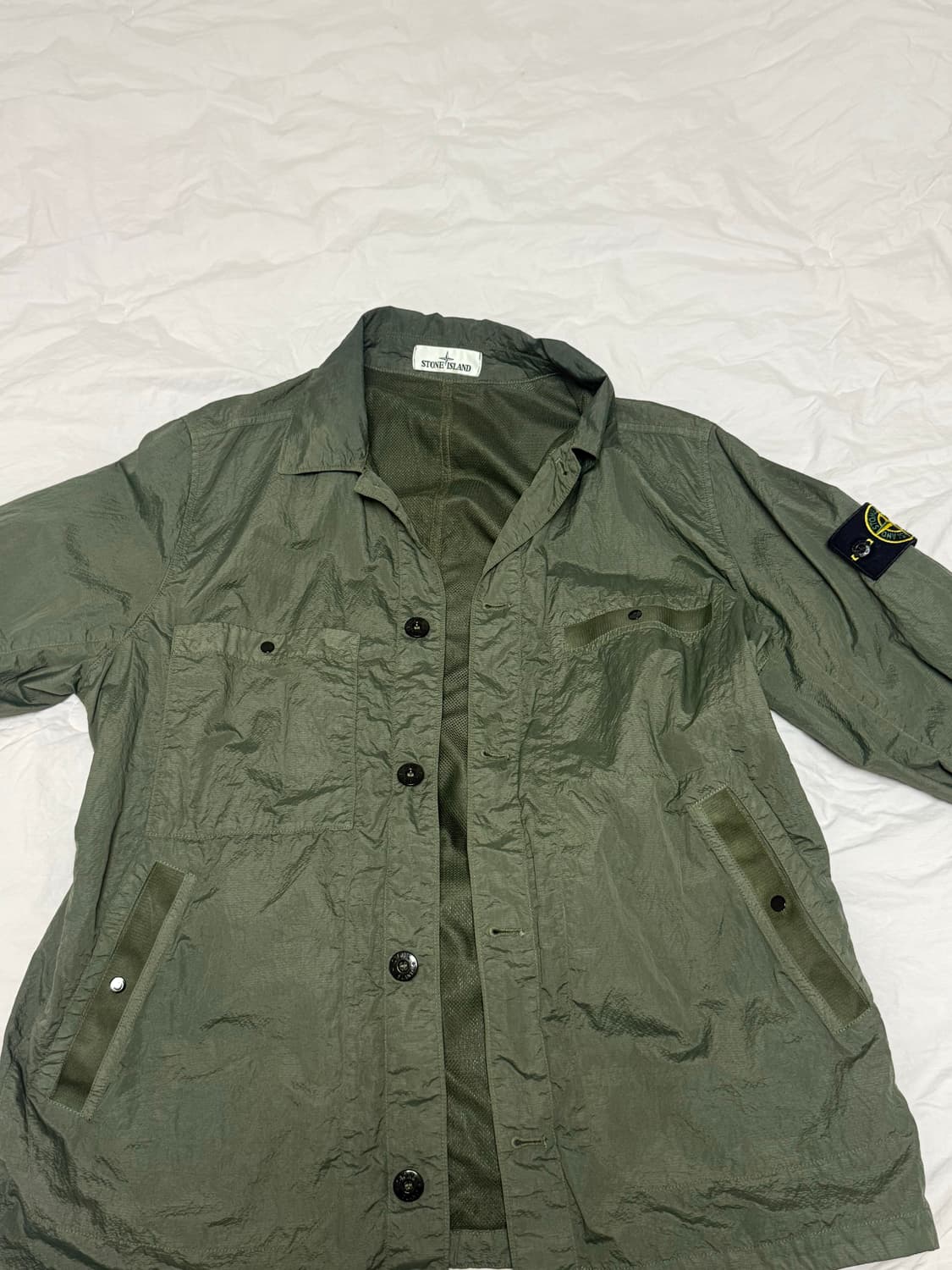 (xL)스톤아일랜드 나일론 시어서커 자켓 상품이미지1