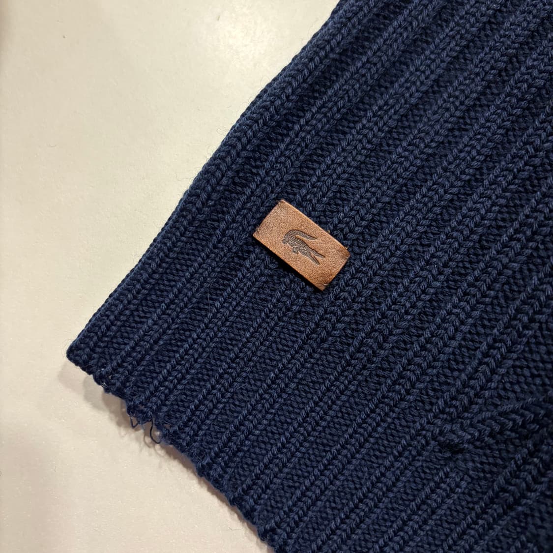 [100] 라코스테 울 네이비 케이블 니트 스웨터 D782 상품이미지7