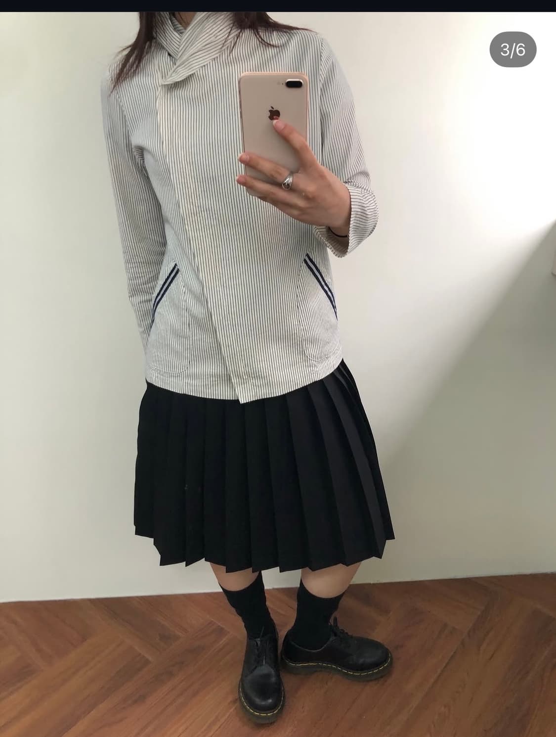 빈티지 언발 숄칼라 자켓 상품이미지3