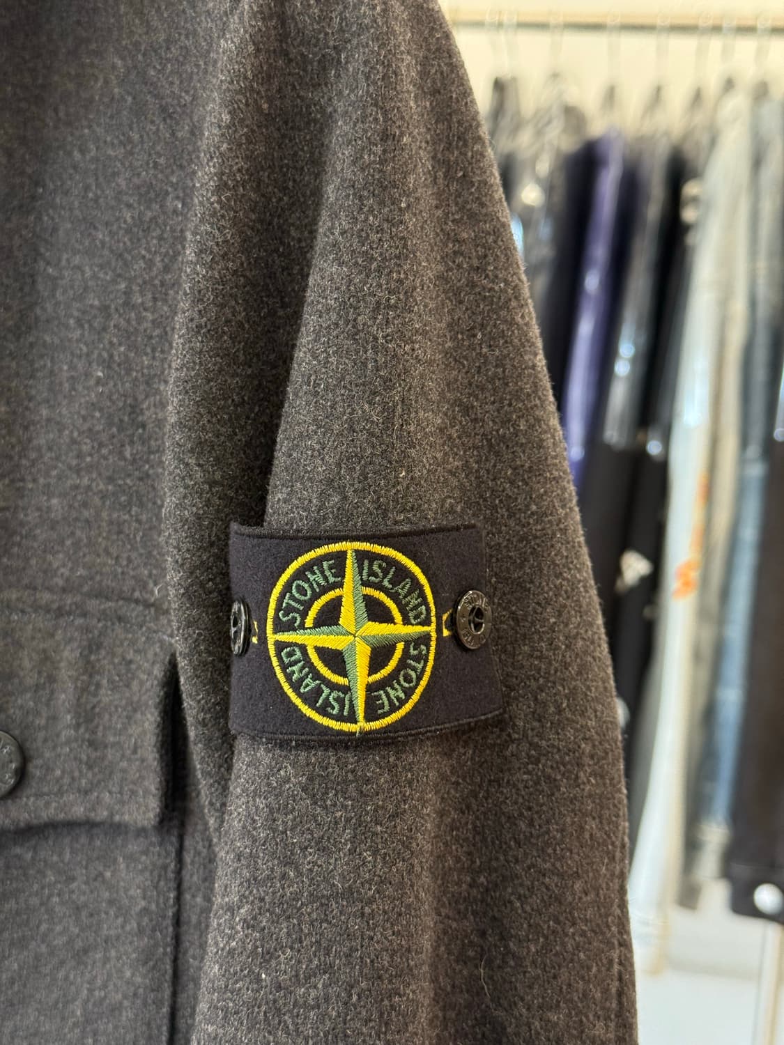 [M] 스톤아일랜드 파노펠트 스페셜 울 후드 코트 상품이미지3