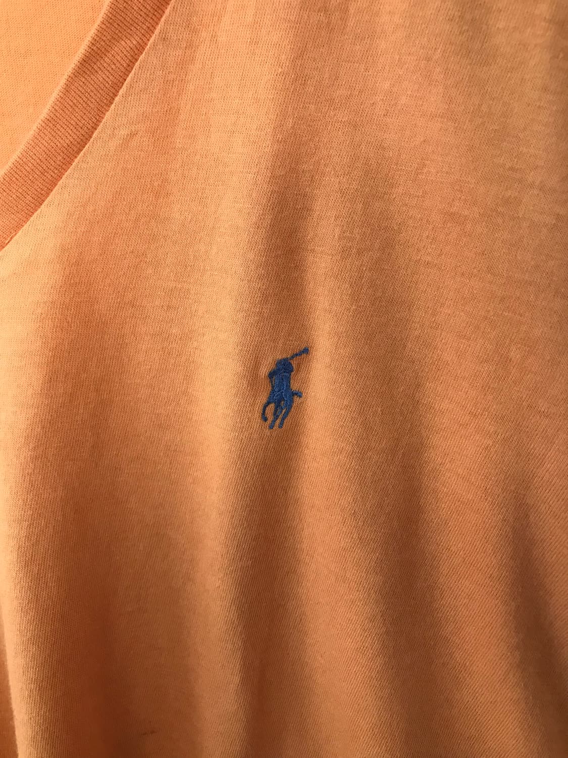 폴로 랄프로렌 자수로고 브이넥 롱 슬리브 긴팔티 상품이미지3