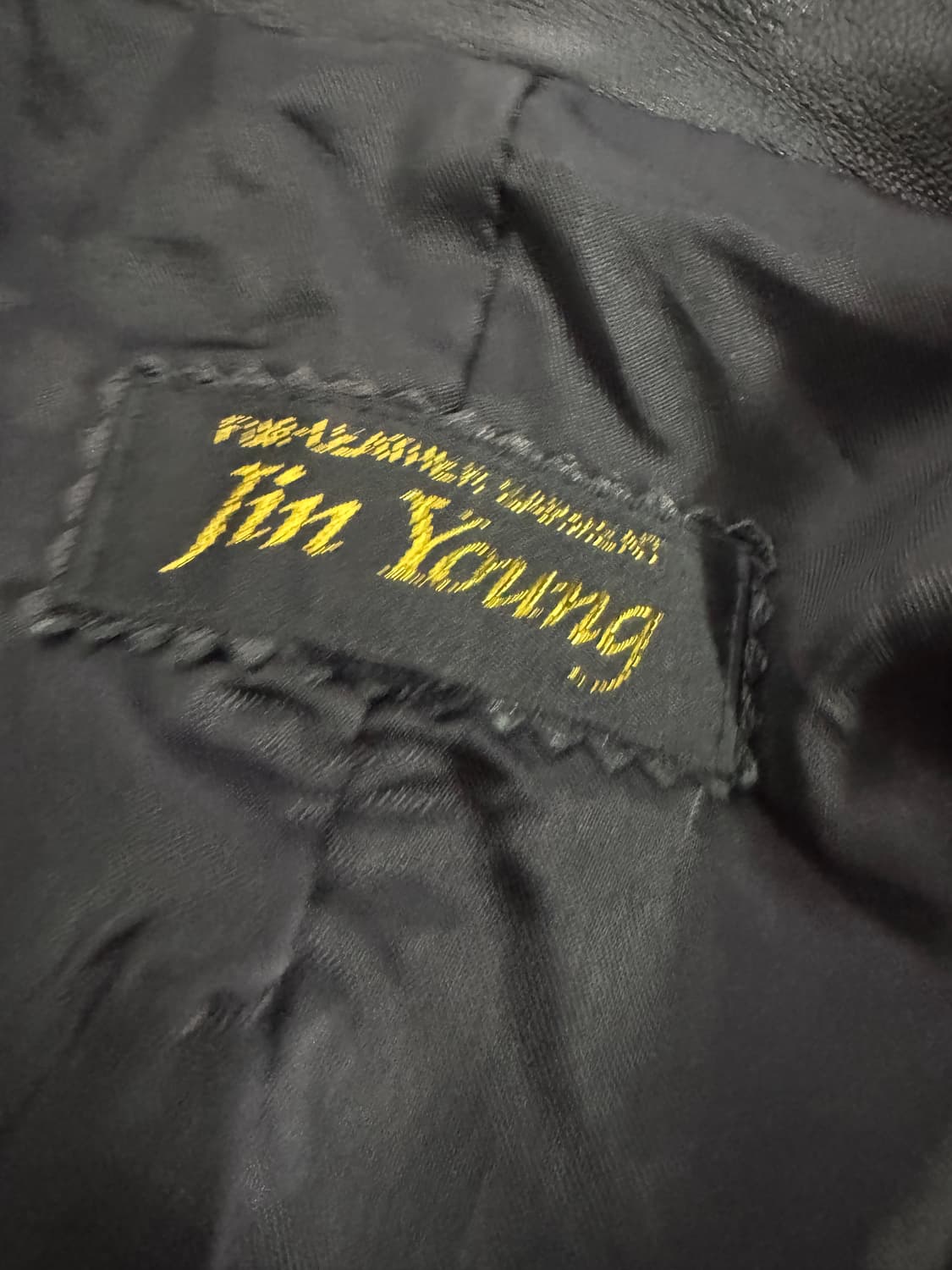 여성 진영모피 원 버튼 리얼 양가죽 자켓 44 Xs 블랙 상품이미지3