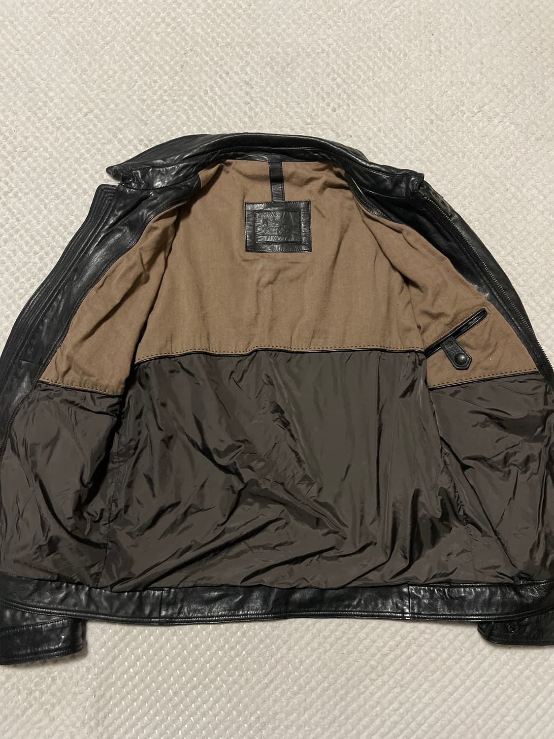 MASSIMO DUTTI 마시모두띠 쉽스킨 양가죽 레더 자켓 상품이미지5