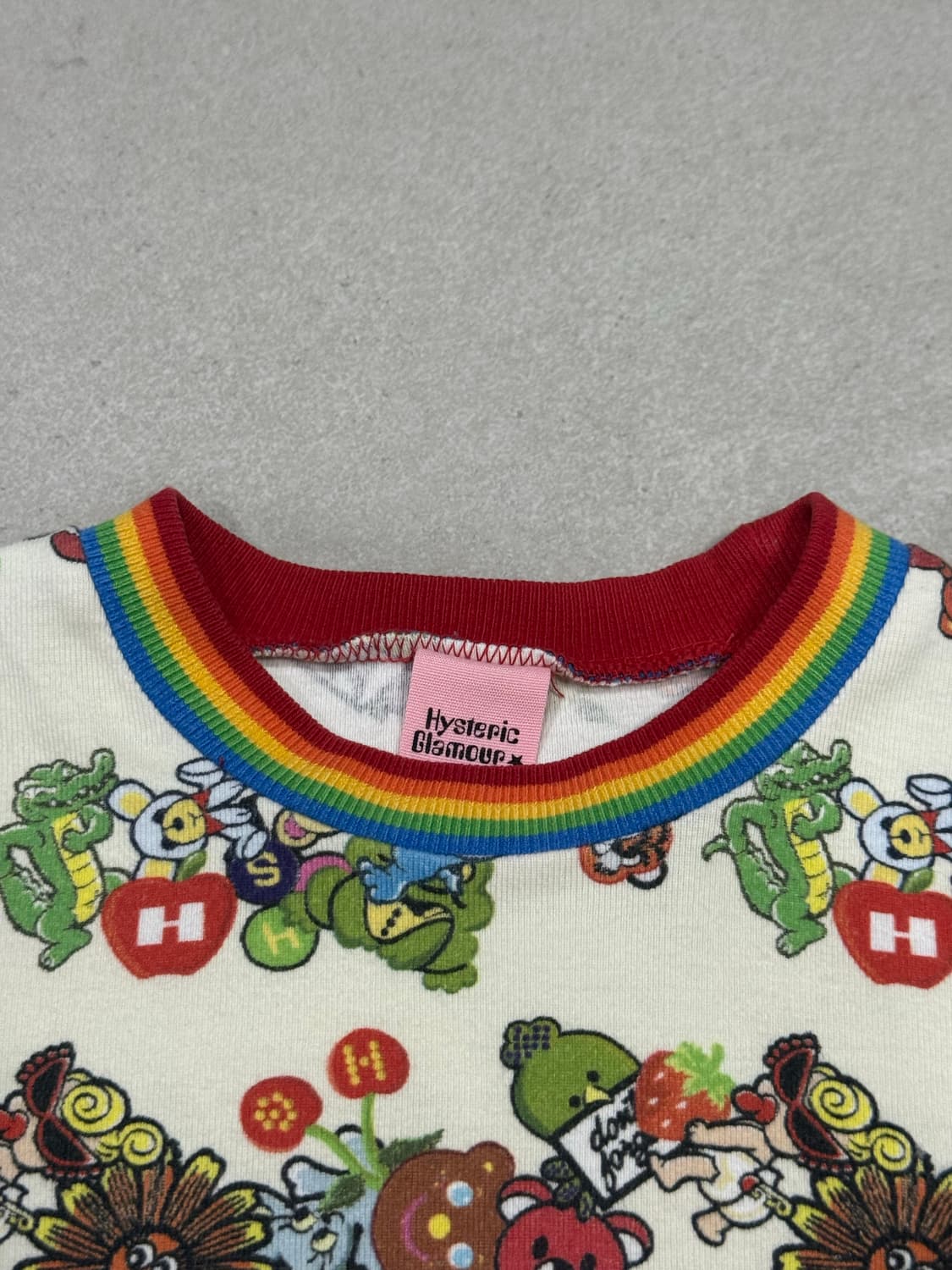 히스테릭 글래머 아카이브 아이코닉 패턴 니트 롱슬리브 티셔츠 상품이미지3