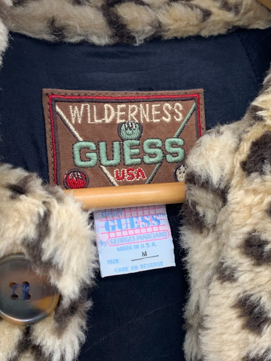 Guess usa 90년대 레오파드 퍼 자켓 상품이미지5