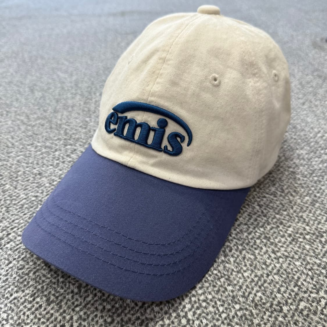 F 이미스 EMIS 뉴 로고 투톤 볼캡 모자 상품이미지1