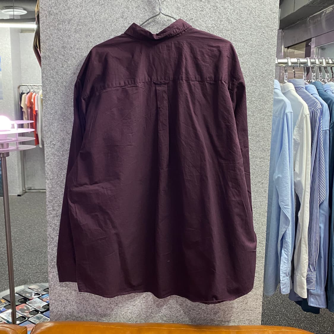 폴로 랄프로렌 버건디 클래식핏 셔츠 B3084 상품이미지4