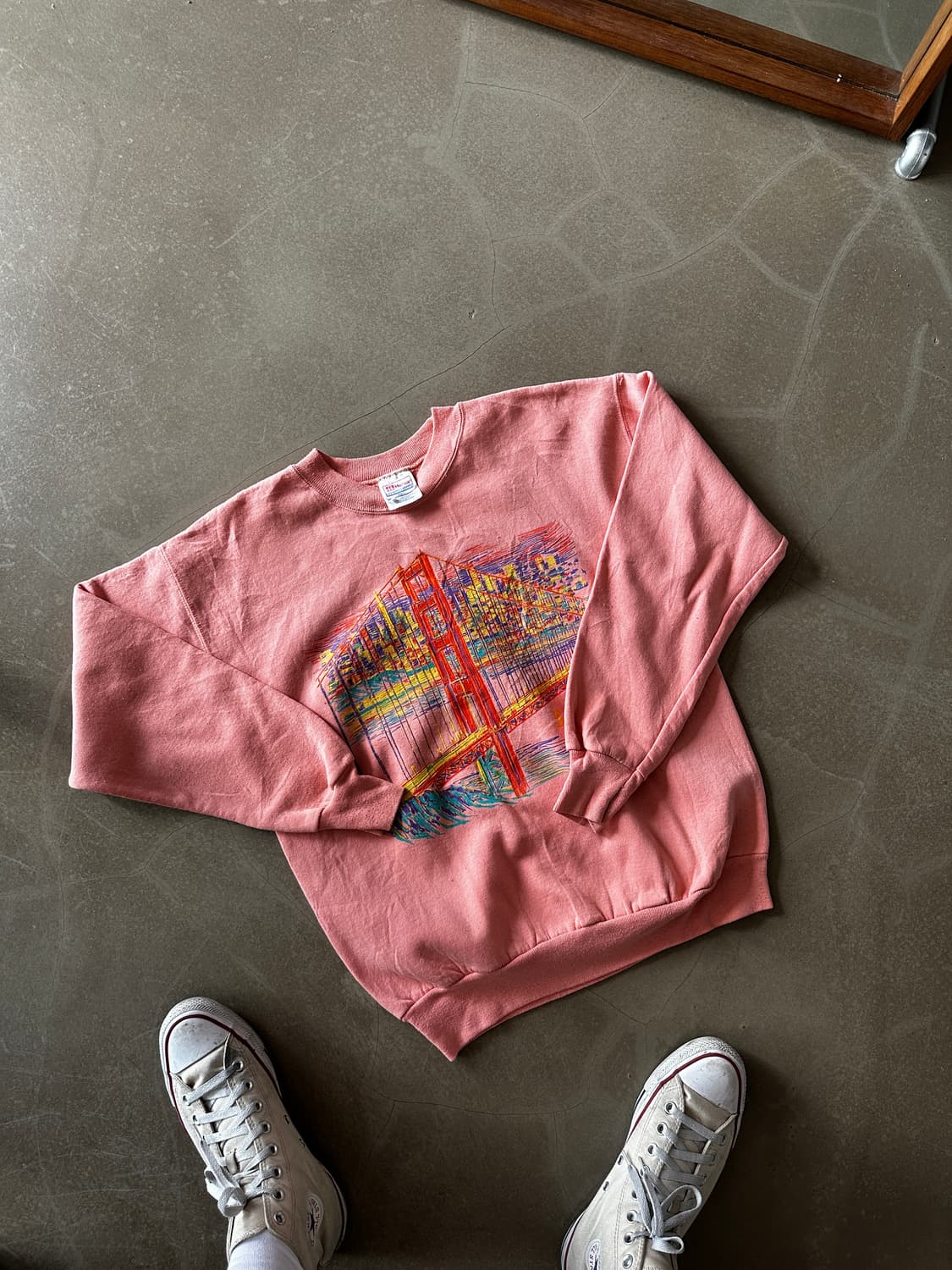 90s Hanes San Francisco 그래픽 스웻셔츠 상품이미지1