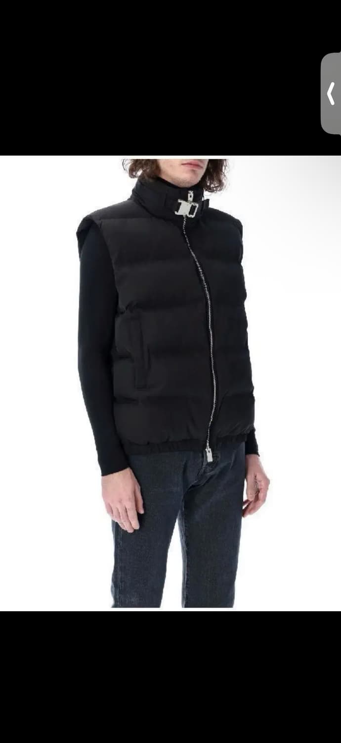 1017ALYX 9SM 알릭스 롤러코스터 버클 패딩베스트블랙 XL 상품이미지4