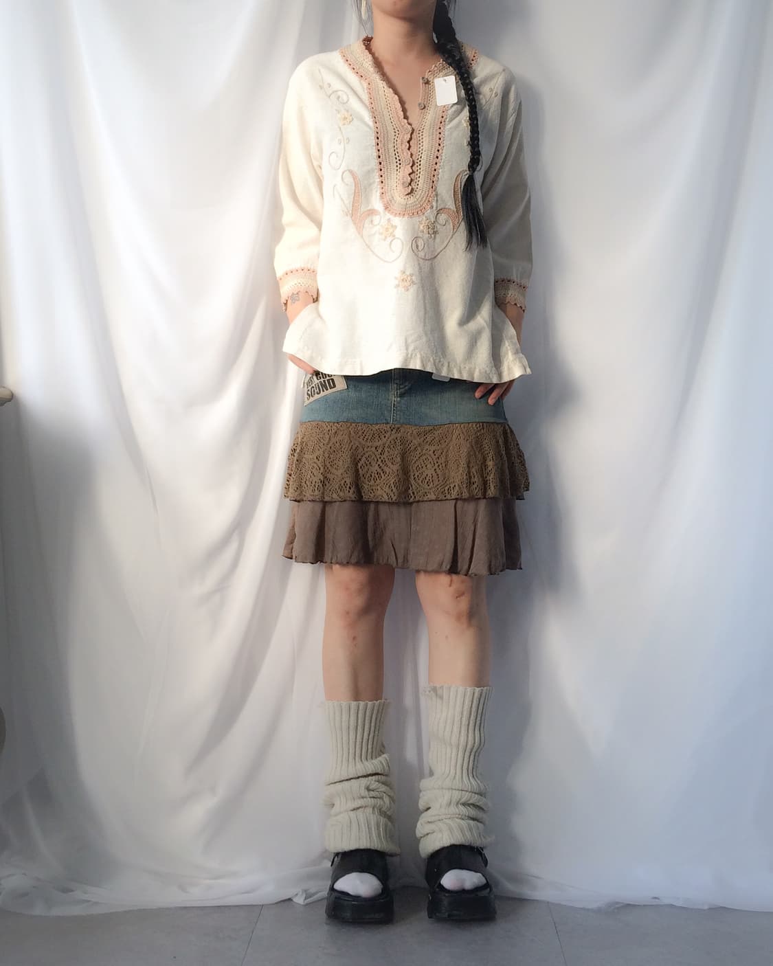 Ethnic mood blouse 상품이미지1