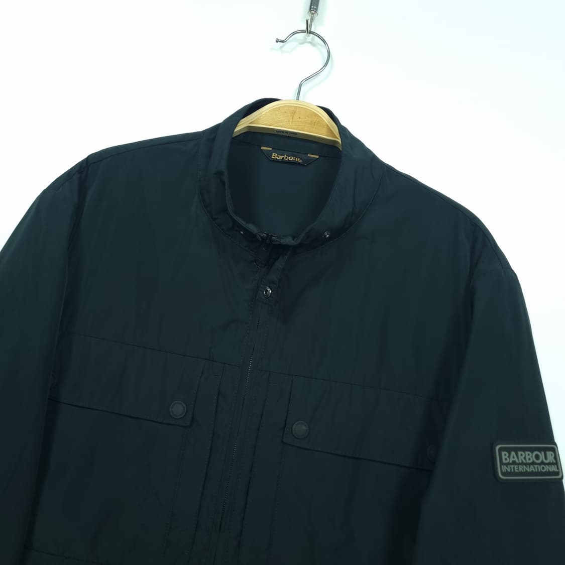 Barbour 바버 인터네셔널 블랙 필드자켓 상품이미지2