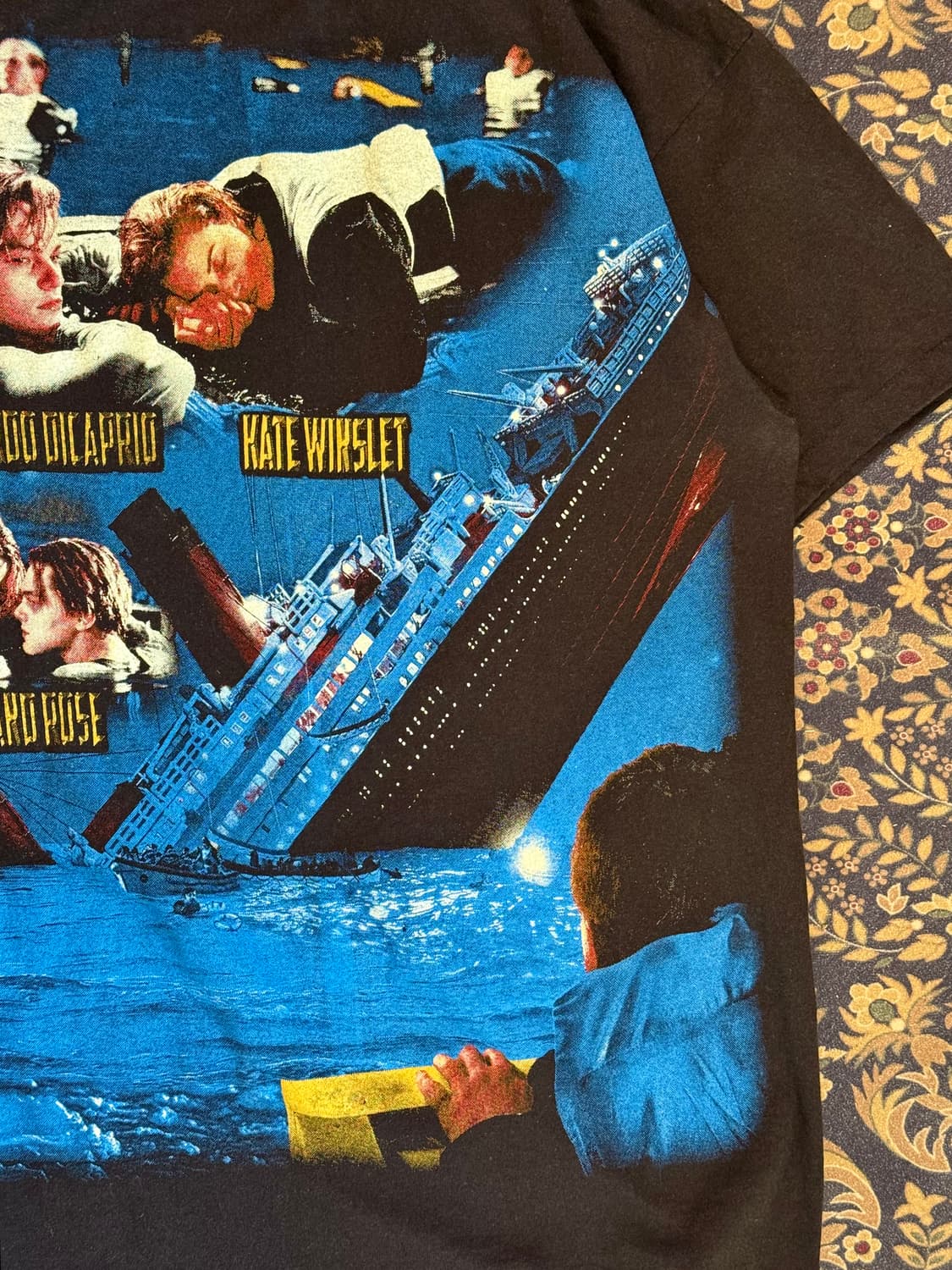 1998 타이타닉 무비 오리지널 프로모 빈티지 티셔츠 상품이미지8