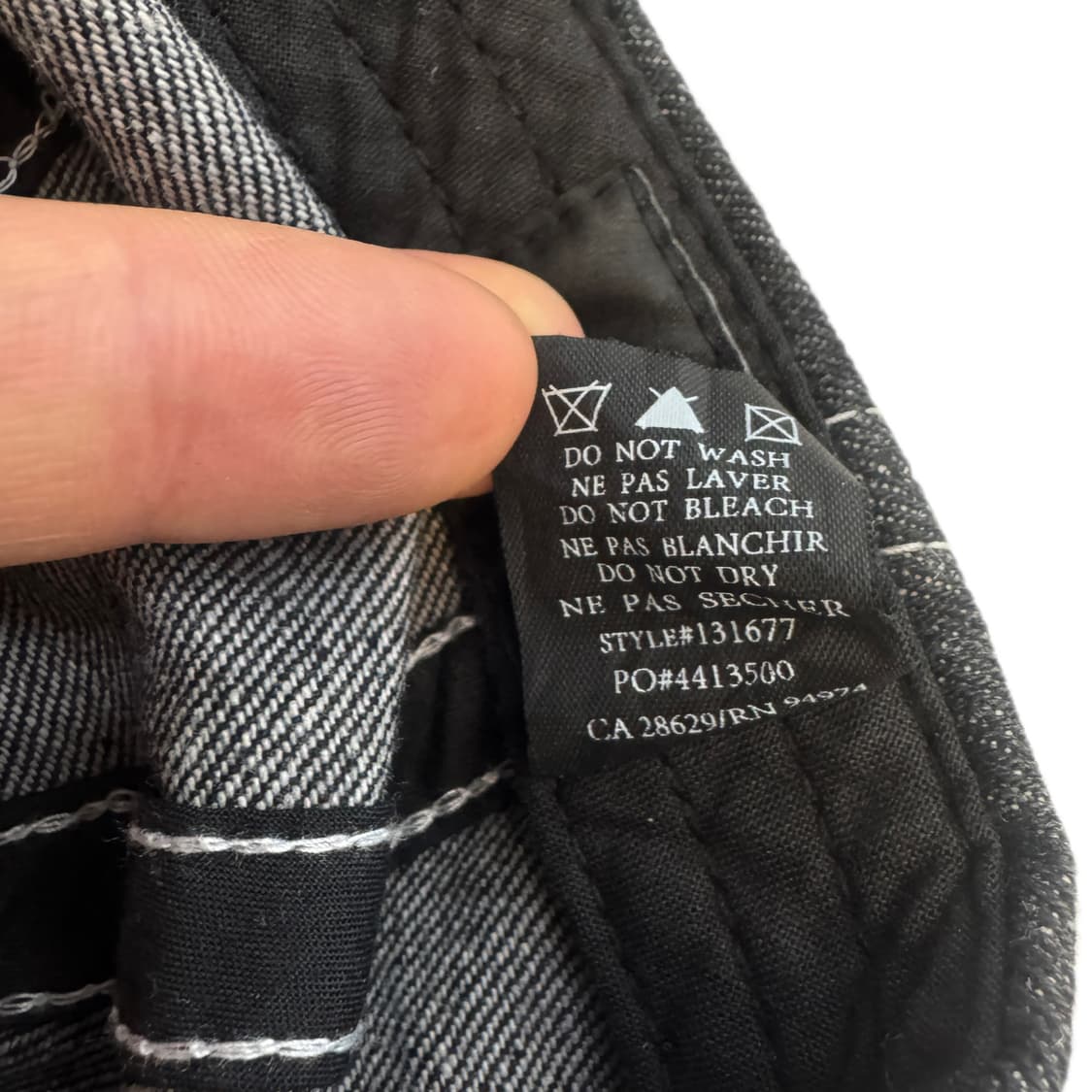 스투시 스티치 볼캡 상품이미지5