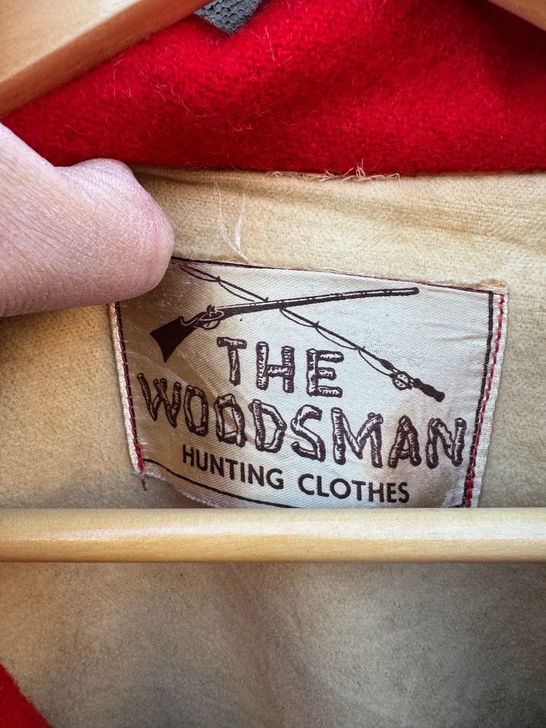 50~60s the woodsman 빈티지 울 헌팅 자켓 레드 상품이미지7