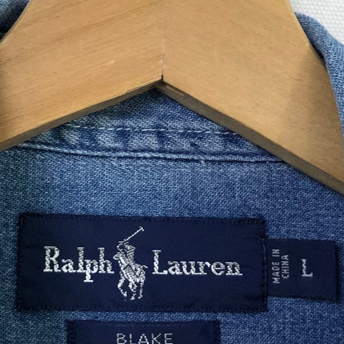 XL 폴로 데님 셔츠 상품이미지3