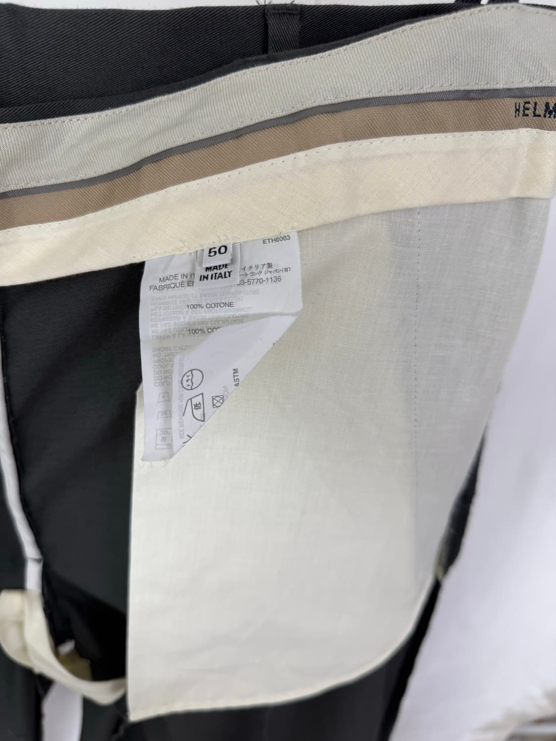 Helmut lang 00s 本人期 콤팩트 트윌 trousers 50 상품이미지5
