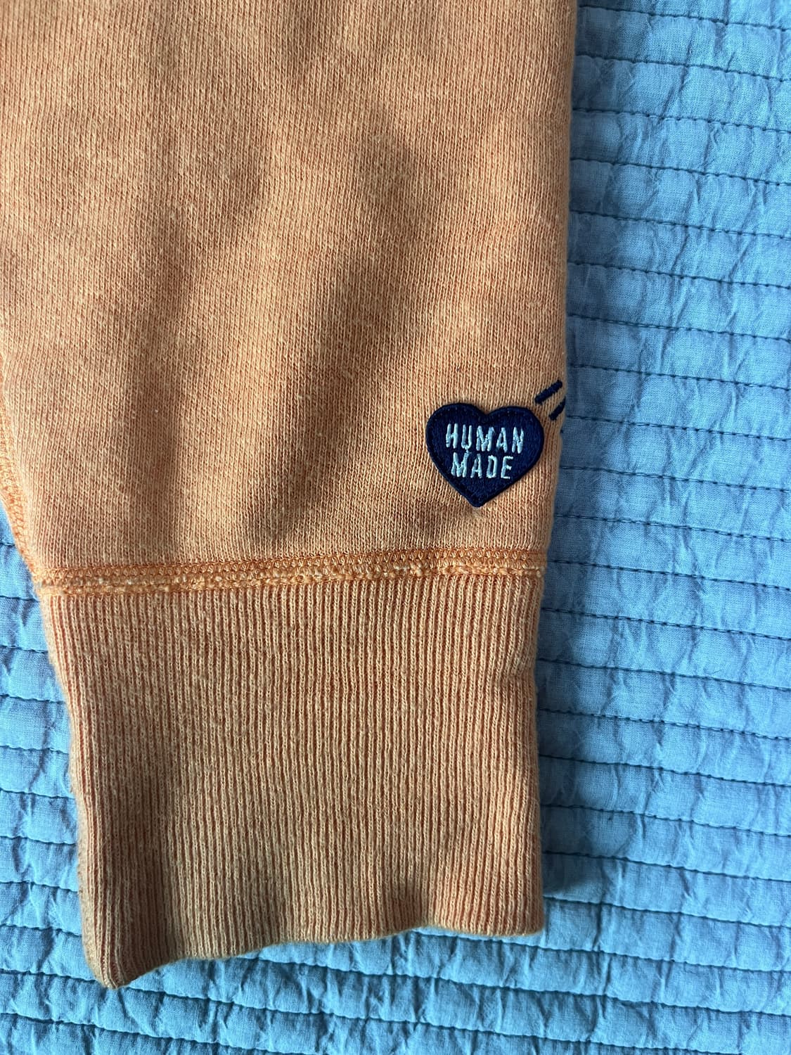 휴먼 메이드 츠리아미 후드 오렌지/1회 실착/새상품급 상품이미지5