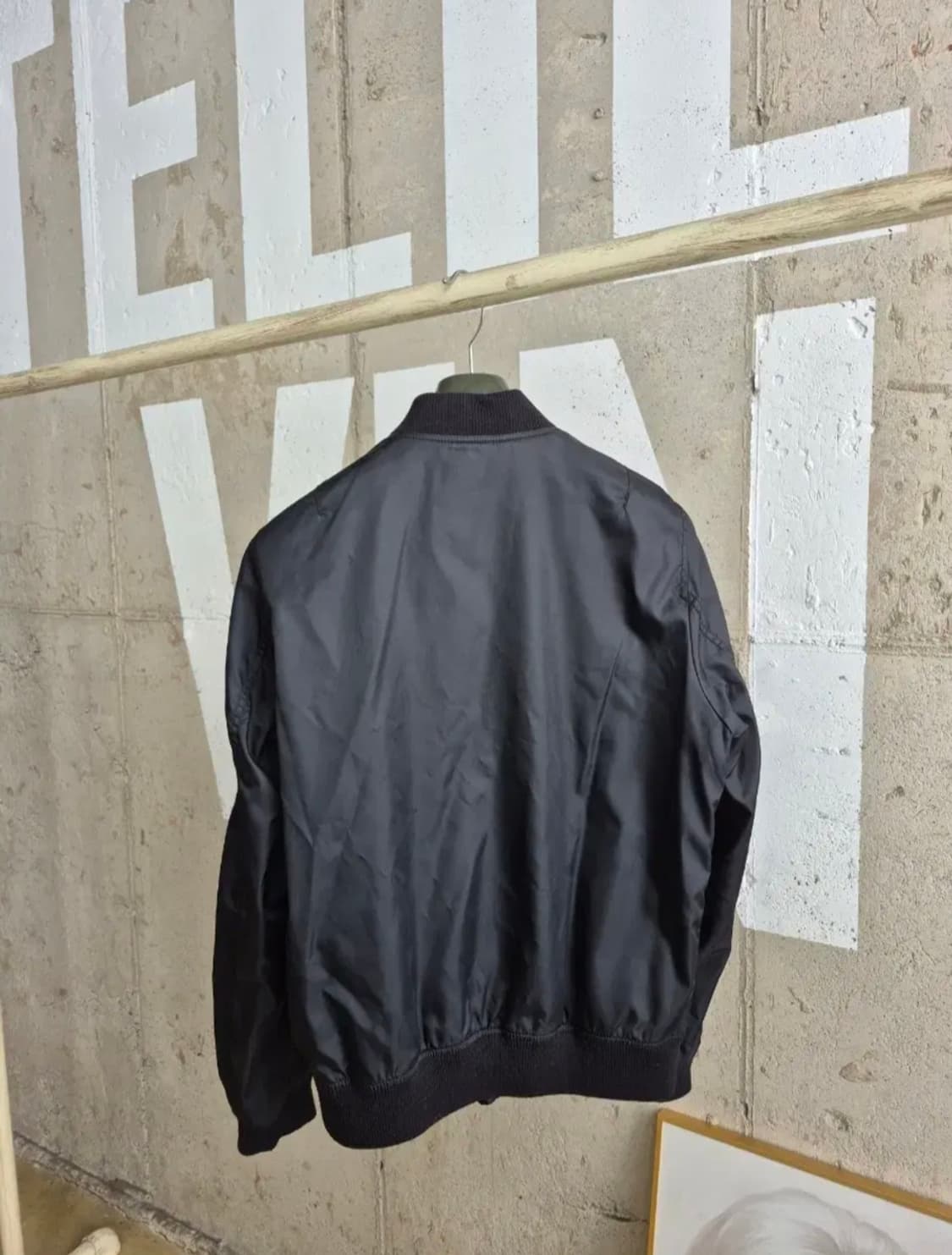 EVISU 에비수 블랙 봄버 자켓 상품이미지4