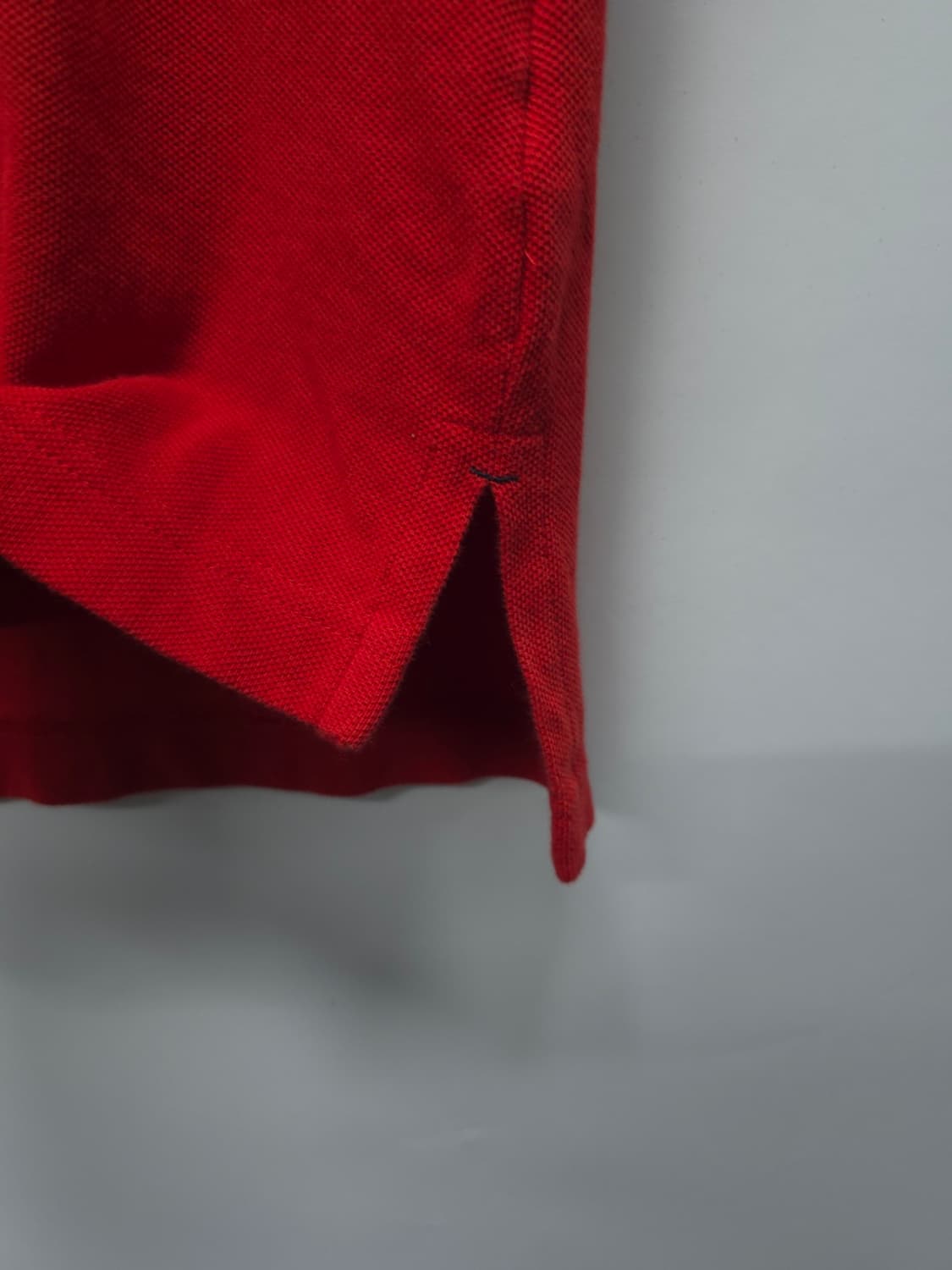 타미힐피거 남성 클래식핏 반팔 카라티 레드 (100) 상품이미지7